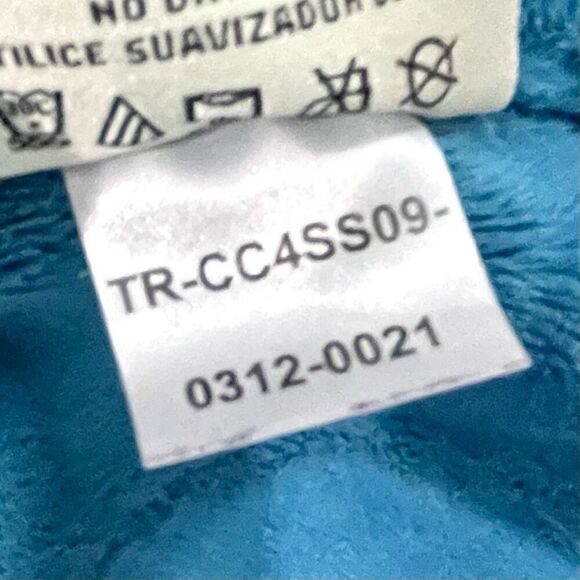 Double Diamond Softshell Fleece Jacket. Sky Blue. Size small. - Picture 10 of 11